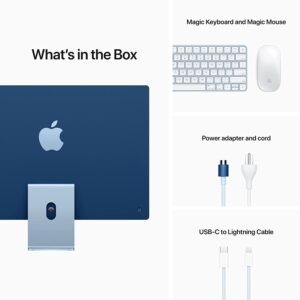 2021 Apple iMac (24-inch, Apple M1 Box Contents