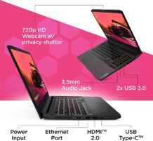 Lenovo IdeaPad 3 Gaming Laptop, 15.6 FHD Display, AMD Ryzen 5 5600H Connectivity