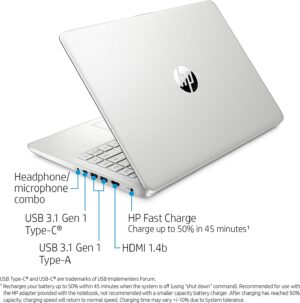 2022 Newest HP 14 Laptop, 14 HD IPS Display, AMD Ryzen 3 3250U