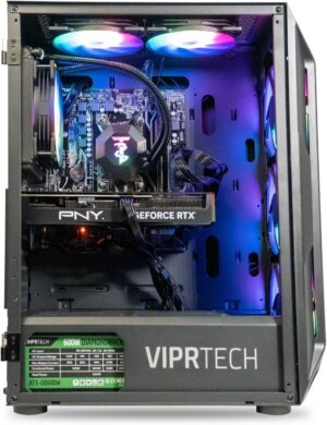 ViprTech Ghost 3.0 Liquid-Cooled PC - AMD Ryzen 5 5600X, RTX 3070