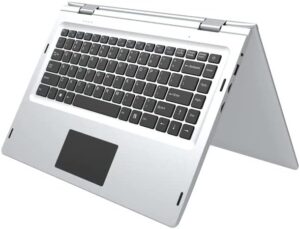 Hugo Tech Mart 2023 Convertible 2-in-1 Laptop, 14 FHD IPS Touch Pentium 2.64GHz