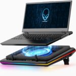 llano RGB Laptop Cooling Pad with Powerful Turbofan, Gaming Laptop Cooler