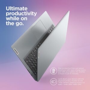 Lenovo IdeaPad 1 Student Laptop, Intel Dual Core Processor, 12GB RAM, 512GB SSD + 128GB eMMC, FHD Display