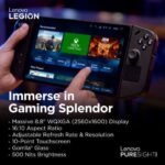 Lenovo Legion Go 8.8 144Hz WQXGA Handheld Touchscreen Gaming PC AMD Ryzen Z1 Extreme Features